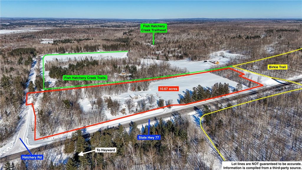 Photo of 14862 W State Hwy 77, Hayward, WI 54843 (MLS # 1598442)