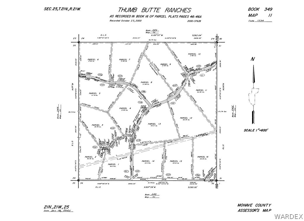 Parcels 1-16 Thumb Butte Ranches