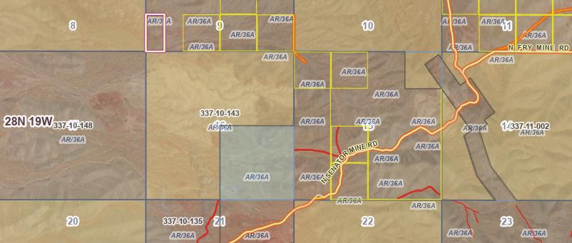 20 acres Parcel 337-17-016