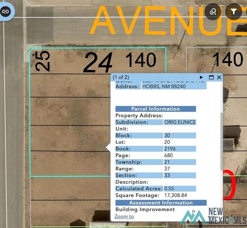 Vacant Land For Sale - TBD Eunice Lot 18-24<br/> Eunice, NM 88231