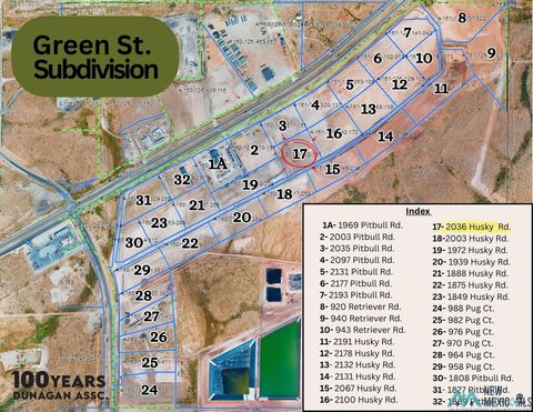 Vacant Land For Sale - 2036 Husky Road<br/> Eddy County, Carlsbad, NM 88220