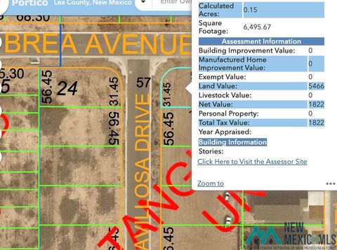Vacant Land For Sale - TBD N Maravillosa Drive<br/> Hobbs, NM 88240