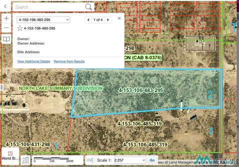 Vacant Land For Sale - 267 N Lake Road<br/> Eddy County, Artesia, NM 88210