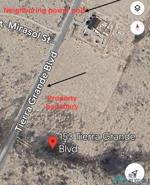 Vacant Land For Sale - 153 Tierra Grande Boulevard<br/> Chaves County, Roswell, NM 88201
