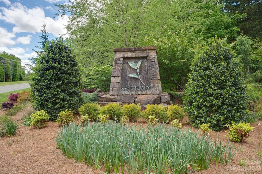 Privacy, Tranquility, Serenity and incredible views await you! This gently sloping, spectacular 12 acre lot in The Sanctuary is the perfect canvas to build your dream home on the best part of Lake Wylie. The Sanctuary is a lakeside community on Lake Wylie with a seven-mile shoreline. The community also is accessible by boat and/or car with 17-acre waterfront amenity area, swimming pools, fitness center, a boating center and more. There are six private tennis courts and more than 20 miles of hiking/walking trails. If 12 acres is not quite enough, be sure to check out the neighboring lot at 13424 Sage Thrasher also available.