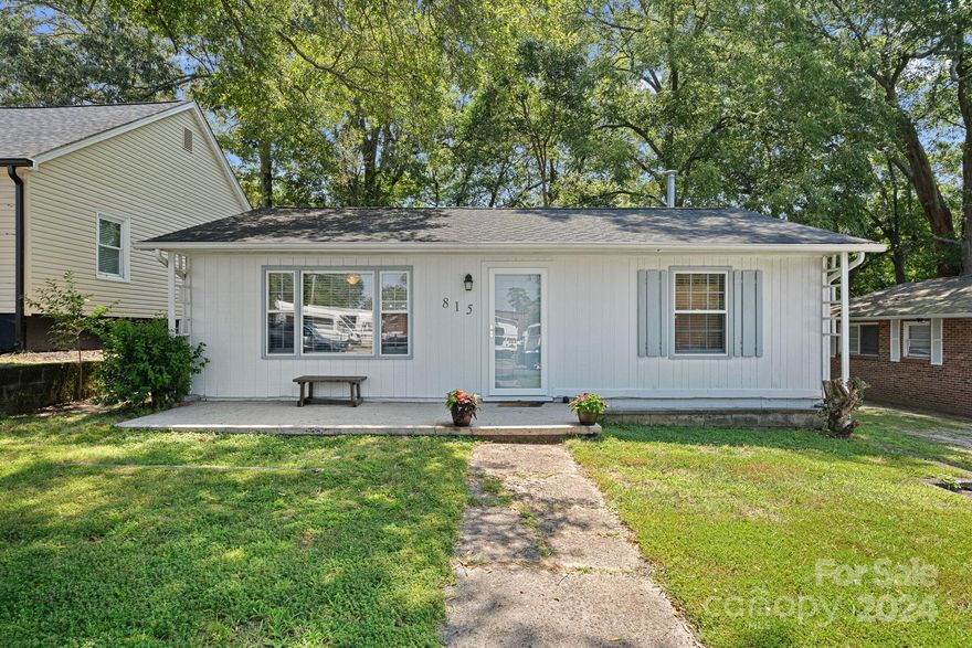 This home is just what you have been looking for.  2 Bedrooms, 1 Full Bath, Living Room, Kitchen with Breakfast area, Mud/laundry room.  Outside you will find a generously sized backyard with privacy, great front porch with room for rocking chairs and more. Located less than a mile from Historic Downtown Gastonia, short distance away from Loray Village featuring the redeveloped Loray Mill where you can enjoy a membership to the gym and pool, the Up-and-Coming FUSE district, and the New Stadium CaroMont Health Park!!!. Close to Restaurants, Shopping, Breweries, and Entertainment. Only 5 miles to Crowders Mountain State Park, 18 miles to Whitewater Center and 20 miles from Charlotte. NO HOA.  Enjoy your best life!!!