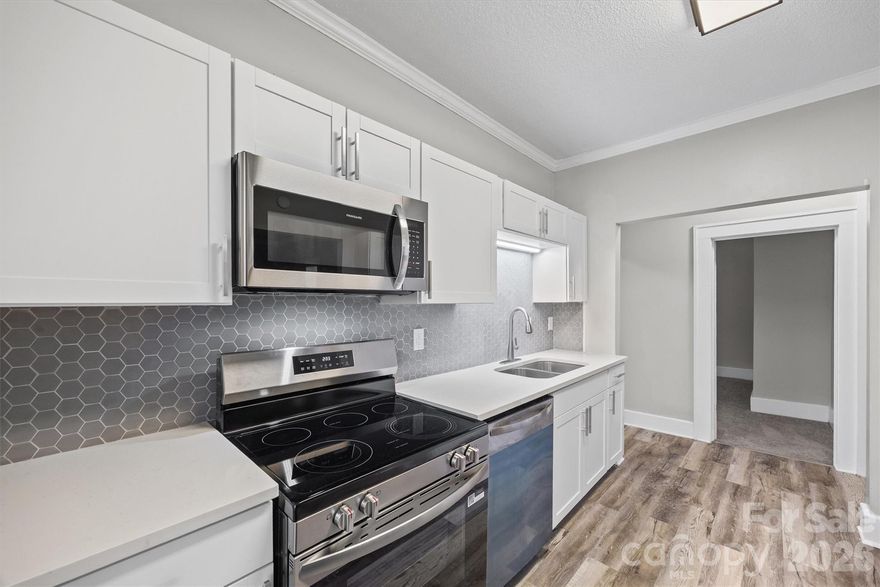 Beautifully renovated 1919 home featuring 3 bedrooms and 2 baths. This charming property blends historic character with modern updates, starting with a large, inviting front porch. Inside, enjoy new carpet, fresh paint, and LVP flooring throughout. The updated kitchen offers brand-new appliances and stylish finishes. A back deck opens to a private backyard, perfect for relaxing or entertaining. Located in a prime area near downtown, you’re just minutes from shopping, restaurants, and more—offering both convenience and comfort in an ideal setting.