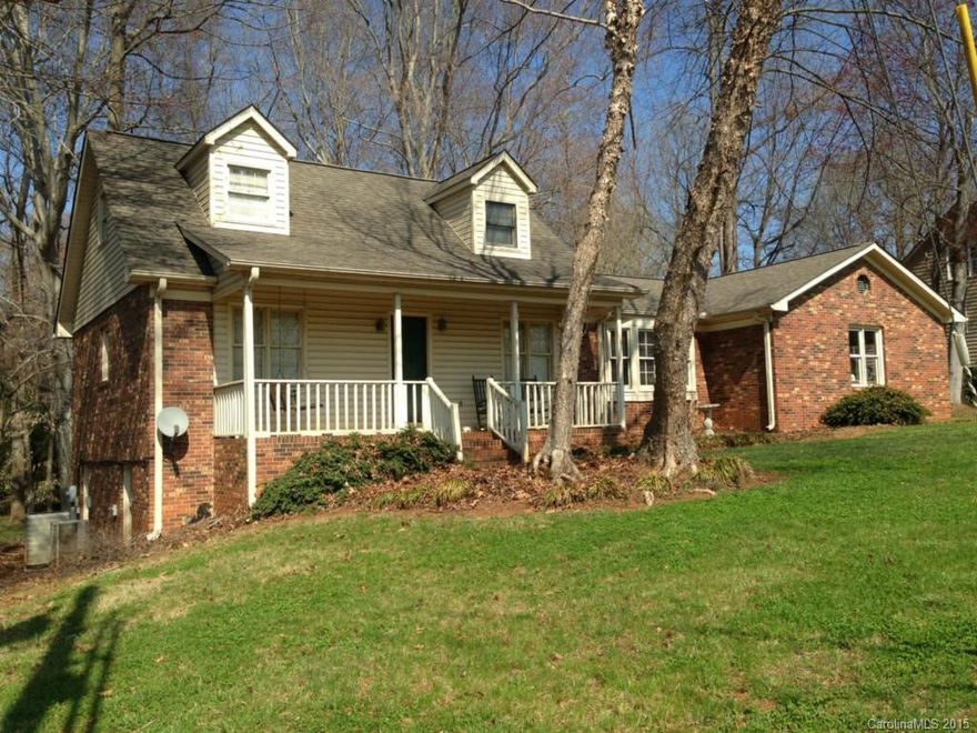 Nice 1.5 story basement home located in Troutman. Great location. Walk into town. Walkout basement. Deck overlooks backyard. New roof 3 years ago. Newer HVAC on first floor. Priced to sell in "As IS" condition. Mostly needs updating. Priced way below tax value for quick sale