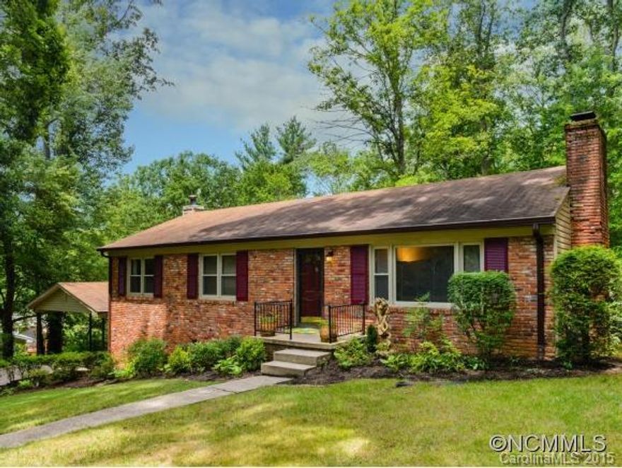 *Offering $5,000 Kitchen Allowance!!*Established family friendly neighborhood! Master on Main. Lg private wooded .43 lot to garden. Tons of basement bonus & storage space. Lg wrap-around deck gives plenty outdoor living space. Carport, shed, wood stove & wood burning FP make this a true family home! Walk to Beaver Lake, hike UNCA's Chestnut Trails just steps from your door. Convenient to Merrimon Ave shopping & restaurants. 5 Min drive to Dwtn.