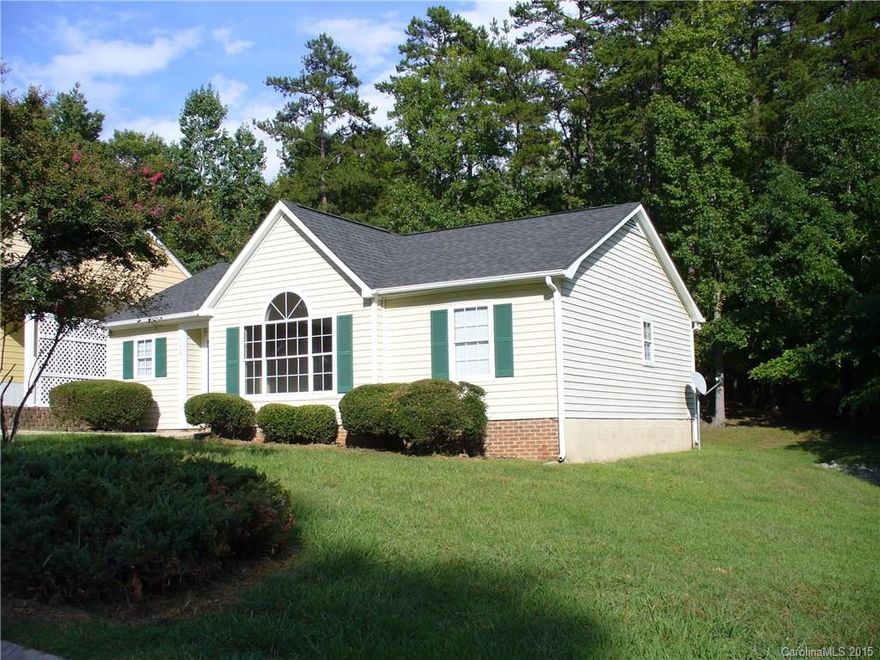 Cute, move-in ready, fully renovated 2 bedroom/2 bath one story home on a quiet cul-de-sac in Morningside sub.  Two huge bedrooms with personal full bath in each.  Enormous 16 x 16 deck overlooking peaceful and private wooded backyard.  Lots of natural sunlight in this home.  New roof 2013 and new HVAC in 2015.  Brand new carpet, dishwasher and interior paint.  Large outbuilding/shed.  Must see home!!  Minutes from Uptown, 485 & 85. This home is NOT for rent.