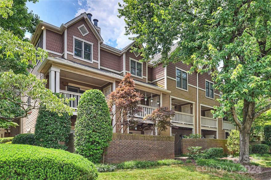Welcome to the sophisticated charm of this 2-bedroom, 2-bathroom, MAIN level end unit condo in one of the most sought-after areas of Charlotte. The interior boasts newer flooring and updated bathrooms, harmonizing modern luxury with timeless style. Outside, a private patio and spacious storage unit await, providing a serene retreat and ample space for your belongings. This home offers unparalleled convenience with easy access to Summit Coffee, medical centers, a variety of dining options, and the tranquil Colonial Park—all within a leisurely stroll. This one is not to be missed!