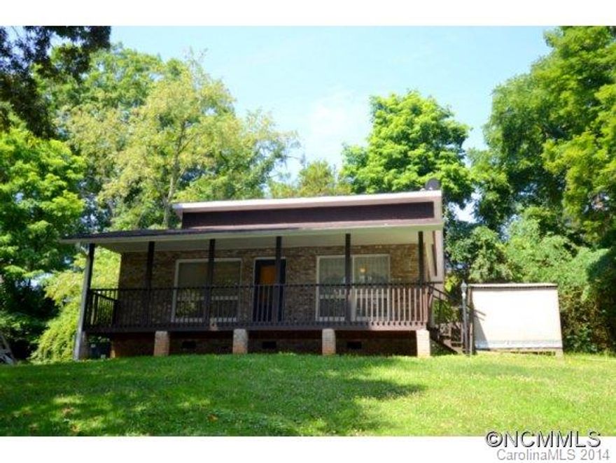 Cute cozy home with Central heat and air. 1 bedroom 1, 1/2 baths. Nice sized rooms. Awesome rocking chair front porch. Nice covered deck in back. Low maintenance brick exterior. Outdoor shed to store your items. Home is located on a cul-de-sac. Bathroom originally built for wheel chair dependent person.