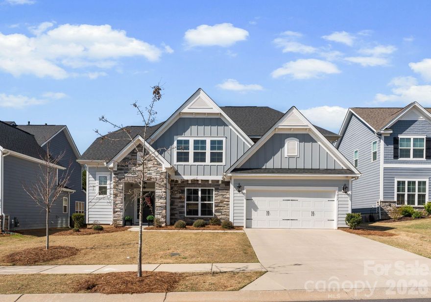 Welcome to 7017 Kingfisher Way - where location, layout, and lifestyle come together in one of Belmont’s most desirable areas. Perfectly positioned directly across from the stunning Daniel Stowe Conservancy, this 4-bedroom, 3.5-bath home offers both convenience and everyday beauty. Step inside to a grand two-story entrance that sets the tone for the spacious, light-filled interior. The main level features a private guest suite, while the open layout flows seamlessly into the main living areas. Upstairs, you’ll find generously sized bedrooms along with a versatile bonus room/office, perfect for working from home, a playroom, or additional flex space. Out back, enjoy a large fenced-in yard with a covered porch—perfect for entertaining, relaxing. Located just minutes from the marina and Lake Wylie, with easy access to Belmont, the Lake Wylie/Clover area, and only about 25 minutes to Charlotte Douglas International Airport. Plus, exciting growth is underway with a new Publix coming soon nearby. This home offers the perfect blend of space, function, and an unbeatable location—don’t miss your opportunity to make it yours.