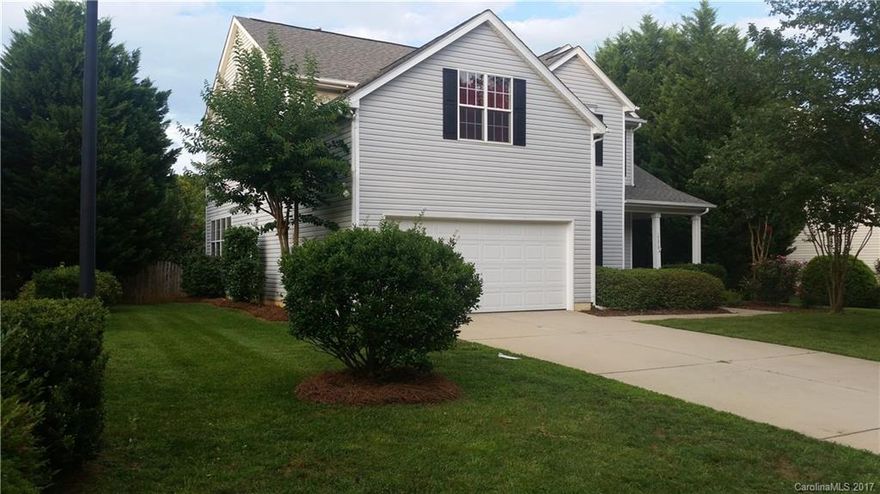 Great Home In Ballantyne on cul-de-sac street. Updated Kitchen, newer floors, 42in maple cabinets, mosaic backsplash.  Open to Great Rm w fireplace. Spacious sunroom/office with lots of natural light & built-in work station. 4Brs + lg Bonus Rm - can be 5th BR.  Laundry w W&D. Master BR has gorgeous custom closet. Freshly painted, new carpet throughout, new AC units & water heater. One of the biggest yards - fenced. Close to shopping, restaurants.  Top schools!  Amenities: pool, playground, other