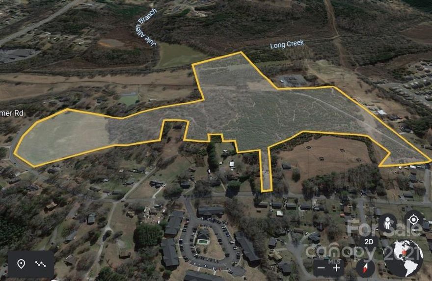 Developers dream close to I-85 / 321, Gastonia, Dallas and Gaston College. 45.54 acres perfect for multi-family/townhome development. This property is minutes away from Caromont Hospital, new Fuse district, new Two Kings Casino and hiking at Crowders Mountain. Zoning is RS-12 under ETJ Gaston County. 898 feet of road frontage along Robinson Clemmer Road, 52 feet at another entrance to Robinson Clemmer and 51 feet on Briarwood Drive. Two parcels have road frontage on Bradley Road. City water and sewer available. Additional acreage is available to add for future development. This is connected to parent listing #3767173.