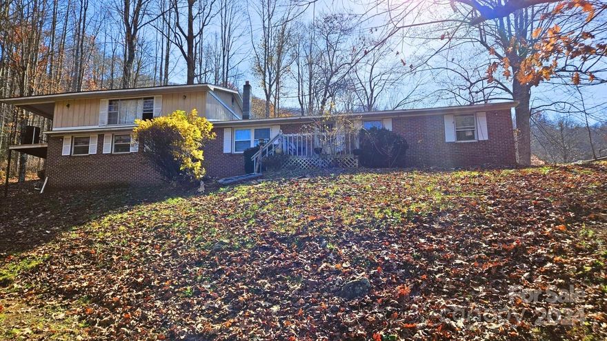 Take advantage of the renovation opportunity with just enough space to give you the privacy you would like without the large acreage upkeep.   Property sold as as is.