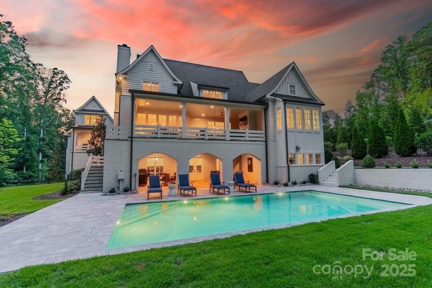 Welcome to this masterpiece of luxury crafted by the area's premier builder, nestled within the prestigious gated community of The Bramble, which combines timeless elegance with modern privacy. 

Step inside to a grand foyer adorned with a sweeping staircase and exquisite custom moldings that set the tone for the craftsmanship throughout the home. The chef’s kitchen is a dream come true, featuring top-of-the-line Wolf appliances, marble countertops, and an oversized island that anchors the space in both style and function. 

This stunning home boasts six spacious bedrooms and four and a half impeccably designed bathrooms. The luxurious primary retreat is conveniently located on the main level, offering a peaceful sanctuary complete with a spa-like bath featuring a soaking tub, walk-in shower, and dual vanities—a true haven of comfort and relaxation. Private guest quarters with a loft provide an inviting escape for visitors, while an expansive third floor offers endless possibilities for additional living or storage space. 

The outdoor living space is equally captivating, with a covered patio and gas fireplace that invite year-round enjoyment. The serene backyard oasis features a sparkling pool surrounded by lush landscaping, creating the perfect backdrop for entertaining or unwinding in total privacy. 

Experience elevated living at 431 Bramble Way—where thoughtful design and luxurious finishes come together for an extraordinary lifestyle.