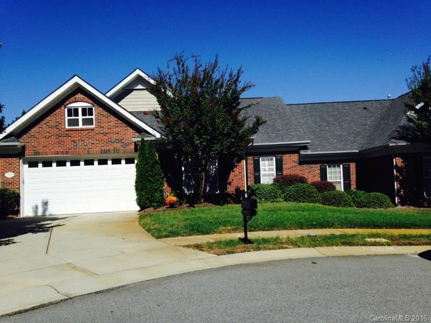 One level all brick with upgrades galore! Shows like a model.No stairs to climb. The property has 3 bedrooms and an office. Window shutters throughout, cathedral & trey ceilings, skylights, beaded board in kitchen with tiled bar back drop, 2 walk-in closets, walk-in shower in Master Bath and much more! HOA includes lawn maintenance. Great storage. Located on Cul-de-sac.