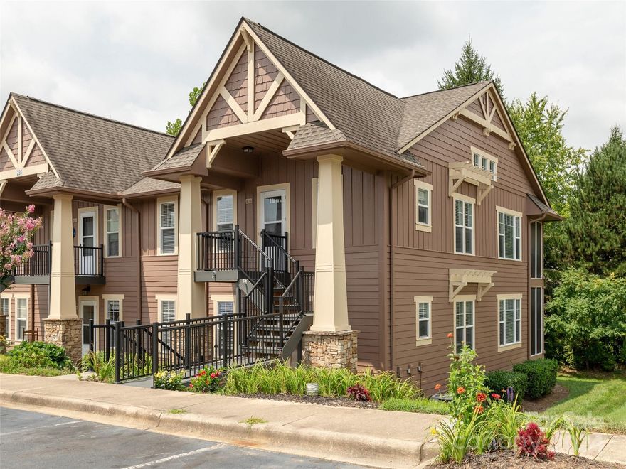 Upper end unit with extra side windows - light and bright! Luxury vinyl plank, carpet in bedrooms, fireplace, screened porch. Gated community with pool, tennis courts, walking trails, and active social calendar. Screened porch overlooks wooded back yard. Condo living at it's finest.  No short term rentals permitted.