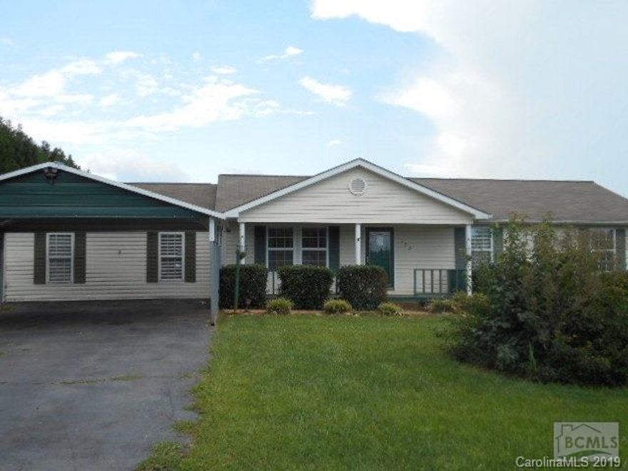 HUD Case#387-104447.FHA Insured Escrow Financing available with $440 in required repair escrows.Purchase this home for ALMOST NO MONEY DOWN!See your agent for details. Great looking 3 bedroom 2 bath ranch style home just outside Statesville NC. The single level floorplan includes a large livingroom w bamboo flooring,eat-in kitchen with TONS of cabinet space,and what appears to be a garage space converted into a HUGE bonus room,but does not have a heat source,so it is not counted in total HSF. Master suite w private full bathroom,2 addt bedrooms,and a 2nd full bath complete the interior.Exterior boasts a multi-level rear deck with gazebo,fenced back yard,and a dbl carport.Priced WAY below tax value, this one will not last long! Home sold As-IS/WHERE-IS with all faults.Buyer or buyers agent to verify all stats.Equal Housing Opportunity.