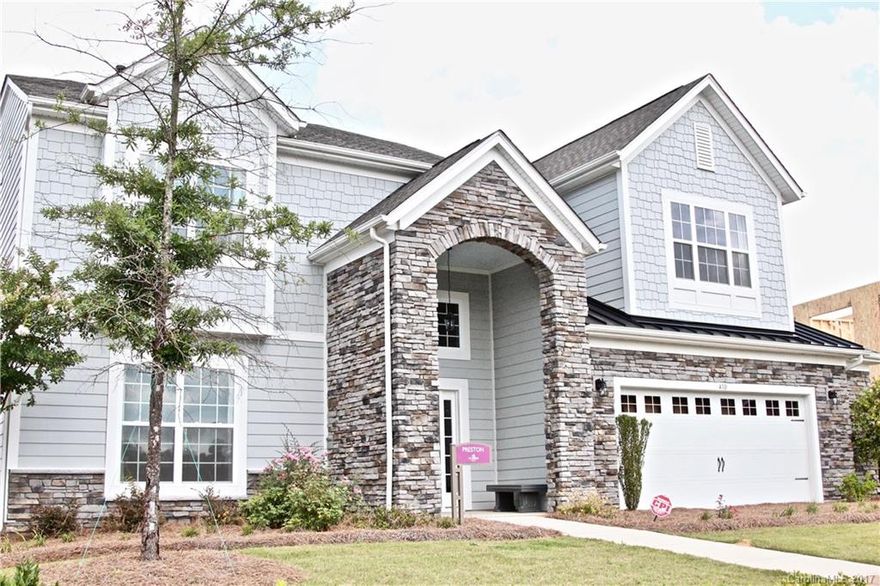 Beautiful never lived-in former model home available for purchase!  Popular Preston floor plan in Hawk's Creek boasts over $75,000 in upgrades including cabinets, flooring, lighting, decorative moulding throughout, etc!  Open layout is perfect for families and entertaining.  Come see this beauty!  Seller will offer up to $6,000 towards closing costs with accepted offer.