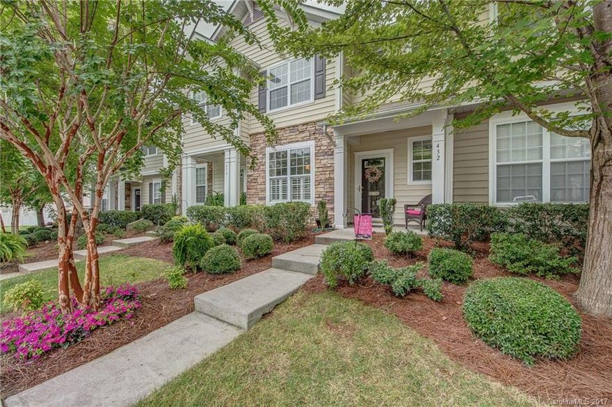 Absolutely beautiful home w/many custom updates including glass backsplash in kitchen, high end wood flooring, private oversized brick paver fenced patio. Highly desired open floor plan, wood stairs, pantry, all appliances remain including washer and dryer. Don't miss this one.