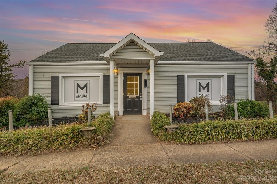 Looking for office space for your business? Look no further! Great location for a business with a lot of exposure. Large parking lot behind building. Fantastic space with a lobby, private offices, storage room and a break room. Unheated basement is partially finished and has plenty of room for storage or for your creative touch!