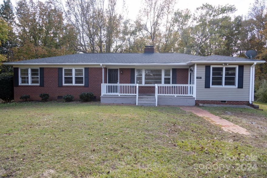 This home is in excellent condition! It's a southern brick ranch with a large main owner's suite added in 2007. Enjoy a walk-in closet, a spa tub, and a separate shower with multiple heads. The kitchen boasts granite countertops, double wall ovens, and ample cabinets for storage. There are three additional bedrooms and one full bath, with the third bedroom featuring an ensuite half bath. The living room includes a working fireplace, and there's a separate den with its own outside entrance. Discover all the features this home offers! Note: The home must be listed in the MLS System for seven days before any offer can be accepted.