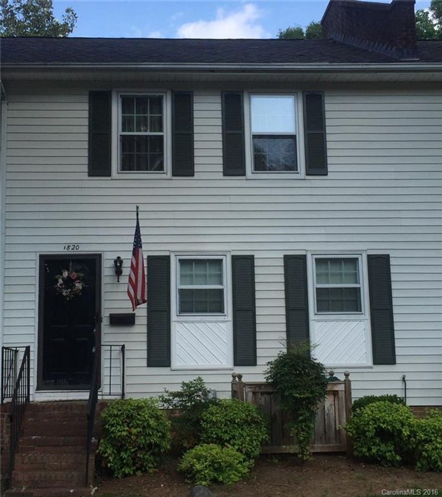 Immaculate move in ready two story townhome with finished basement. This home has a spacious and open floor plan.  Kitchen features granite counters, updated cabinets and appliances. Laminate floors throughout the main floor. Finished basement features living area with fireplace and a full bath. This can be used as a bonus room or can be easily converted into a fourth bedroom. $68 per sq ft may just be the best price per sq ft in the South Charlotte area.