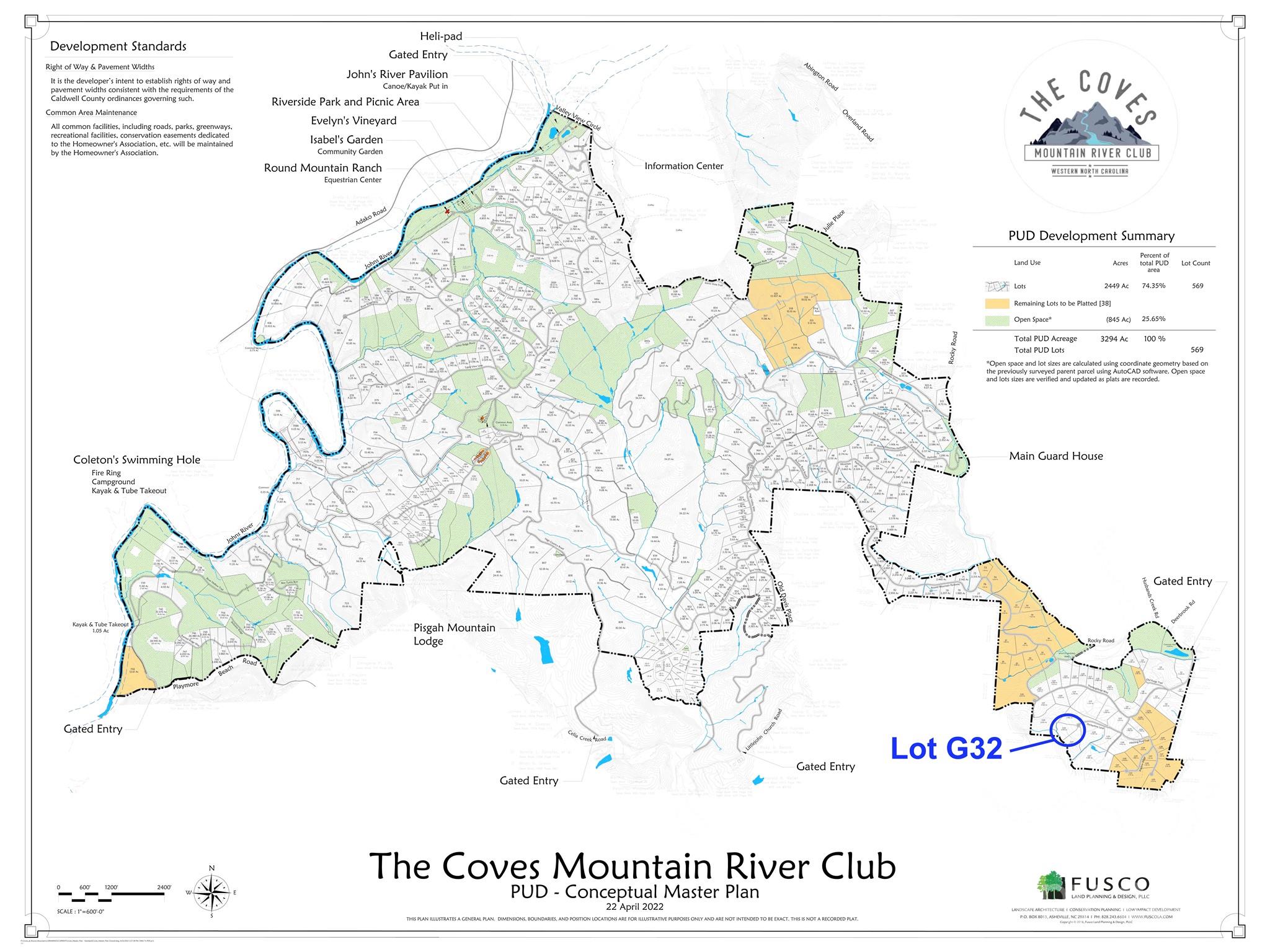 The Coves Mountain River Club - Land