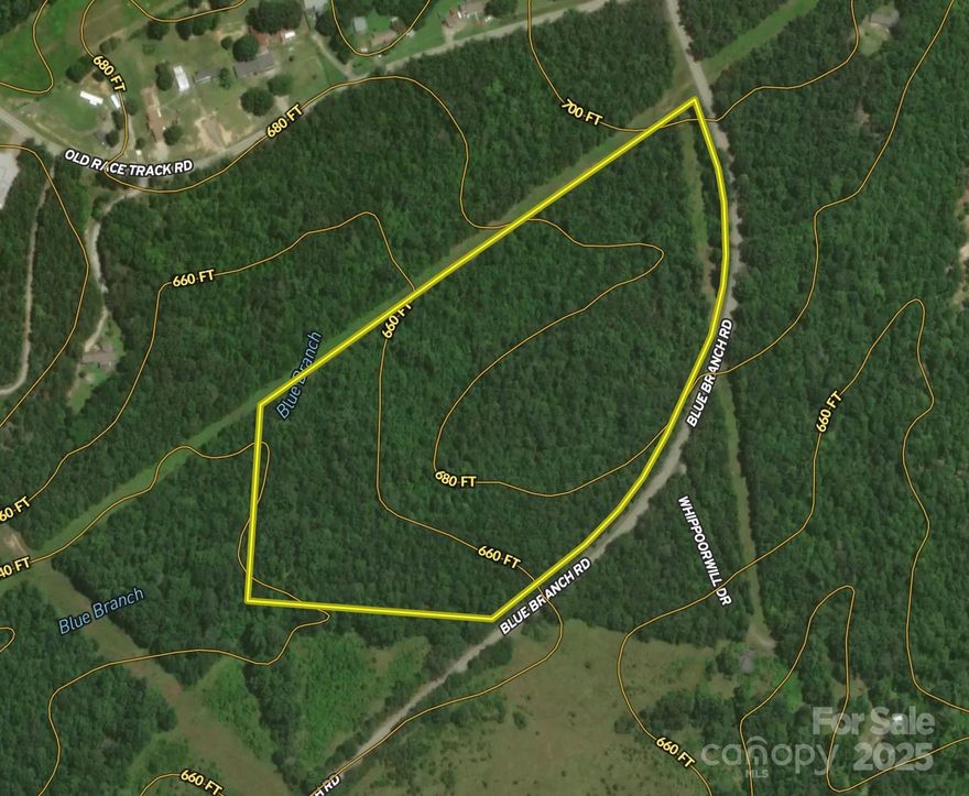 The largest of the four, Tract C spans over 22 acres with Blue Branch Creek cutting across its northern side. Heavily wooded and tucked away from the road, this tract is ideal for hunting, recreation, or a spacious homesite. The property offers large road frontage as well as level and gentle terrain.  Recent soil test results indicate a need for an engineered septic system installation.  A new survey has been completed, and additional acreage nearby is available for buyers seeking more land. Public water, gas, electricity, and internet are nearby, providing convenient access to essential utilities. Located just 5 miles from Gaffney, SC, this tract offers both privacy and proximity to town.