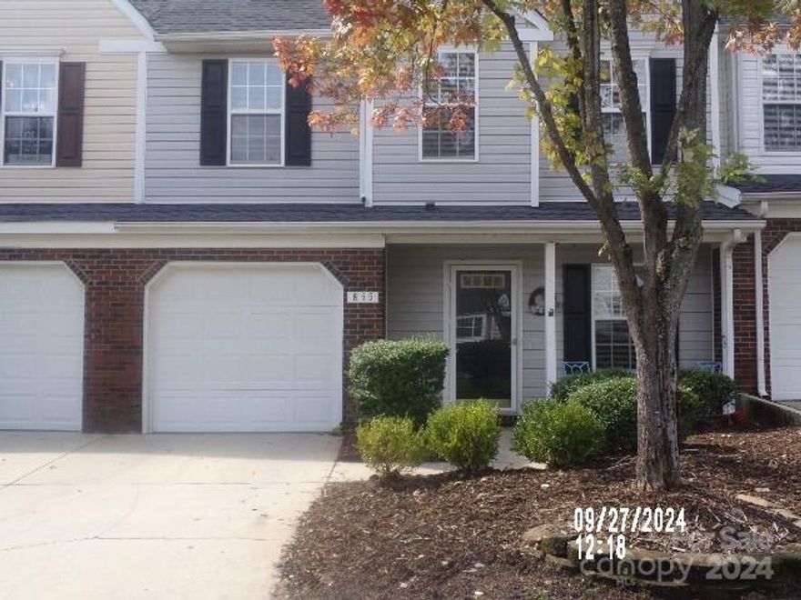 Exceptionally maintained townhome in the heart of Pineville.  Seller has recently installed new central heating and air conditioning.   Very spacious and open floor plan with First Floor Primary Bedroom and enclosed sunroom offering lots of privacy.  The upper level features a loft overlooking the living room with two additional bedrooms, full bath and additional storage.

Please verify all school districts.  Mecklenburg County School Board site is showing Ballantyne Ridge for grades 9-11 and SouthMeck for Grade 12.