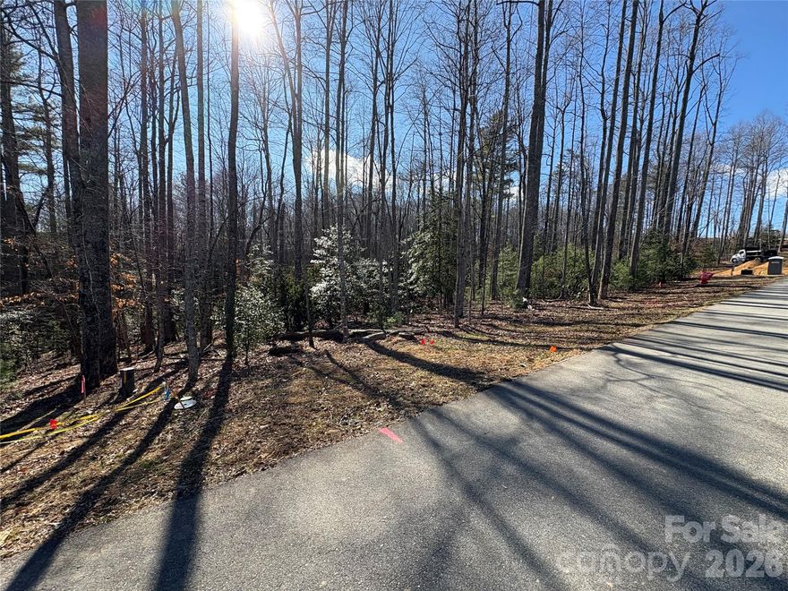 This is one of the available lots as noted in MLS# 4242172 located in the first Phase (8A) of the new 50+ acre Vista at Cummings Cove development project inside the award-winning gated community of Cummings Cove.  Lot 6 is a very level, easy build, slightly sloping lot located on the Cul-de-sac street of Tomahawk Trail. Other lots are available. Lots 1 and 4 are already sold with custom homes already under construction.  Cummings Cove has almost every type of Blue Ridge Mountain home environment imaginable, including sunrise, sunset, golf course, wooded, and mountaintop locations with spectacular long-range views in all directions.  All homesites feature underground utilities: cable, electricity, natural gas, city water, and phone lines. The community is conveniently located about 15 minutes from Hendersonville, Asheville, and Brevard. Although it has a City of Hendersonville address, it is situated on county lands, which means residents benefit from a low county tax rate of only $5.46 per $1,000 of assessed property value (No City Taxes). Essential amenities are close by, a major chain grocery store is approximately three miles away, a fire department substation is just outside our gates, and there are three major hospitals in the nearby region. Cummings Cove is not just a place to have a home—it is a great place to do life!