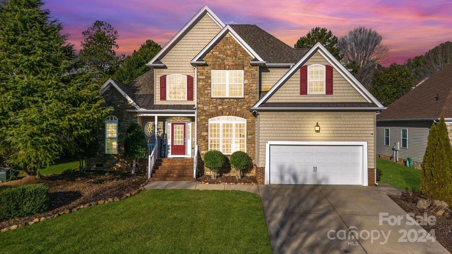 **Seller is in the process of getting quotes to redo the kitchen. They are willing to complete before closing or give a credit to the new buyer!** Beautiful and open floorplan with 2 fireplaces downstairs! Room for a large dining table and sitting area off of the kitchen. With a new 50 year roof and solar fan ventilation, you can rest easy knowing your home is protected and energy-efficient. The fenced-in backyard provides security for your family and pets to enjoy. Inside, you'll find clean air ducts with UV filtration, ensuring the air you breathe is fresh and healthy. Brand new dish washer and microwave in the kitchen. Brand new carpet and freshly painted walls create a clean and inviting atmosphere throughout. Plus, with a brand new water filtration and softener system, you'll have access to pure, clean water in every tap. Quiet, custom built neighborhood with a community pool to enjoy throughout the summer. Close to I77 shopping and dining!