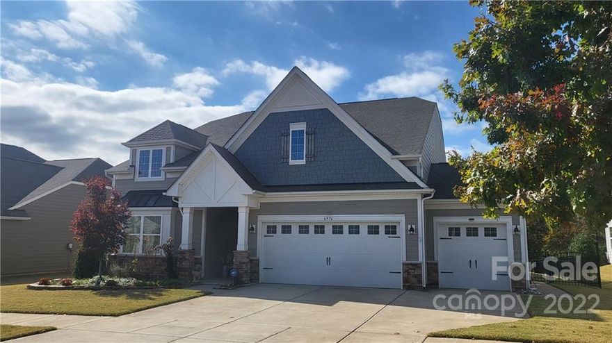 Enjoy the GOOD LIFE Living in Tree Tops! TREED LOT backs to COMMON AREA! Fenced Yard, Full Irrigation, Extended Paver Patio w/ Motorized AWNING & Side Walkway to Driveway! 3 CAR GARAGE W/Shop/Storage Cabinets. Central Wall Shop Vac & Tankless Water Heater! Extended Front Bedroom & Extended Family Room! You Will LOVE the "Gourmet Kitchen" w/ Dbl WALL CONVECTION OVENS, 5 BURNER GAS RANGE, UPGRADED CABINETS. GRANITE in KITCHEN & FULL BATHS! Split Bedroom Plan. MOTORIZED SHADES on all Windows! Flex Rm w/French Doors can be STUDY or DINING RM. ALL BDRMS AND LAUNDRY HAVE STORAGE SYSTEMS IN CLOSETS! Newly Renovated PRIMARY BATH W/Frameless Shower Door, New Shower Head, New Tile and Pebble Rock Pan. Large 18 x 18 Tiled Flooring. Primary w/Sitting Rm has access to Porch. LVL Luxury Vinyl in Main Areas. Ring Door Bell & Cameras, Nest System, Sec System, Gas FP w/Automatic Circulating Fan, HVAV UVC Light, and additional 15 x 8 Floored Storage Attic in Garage!