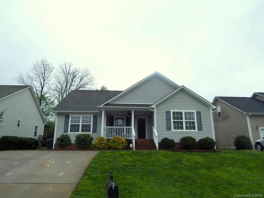 Relax on the swing on the front porch, or join friends and family for a cookout on the deck in the fenced-in back yard. Vaulted ceilings, open floor plan, split bedroom plan, and a bonus room area are a few things that make this home special!  Come inside to see the rest! Move-in ready ranch located in a desirable community with no HOA! This won't last long!