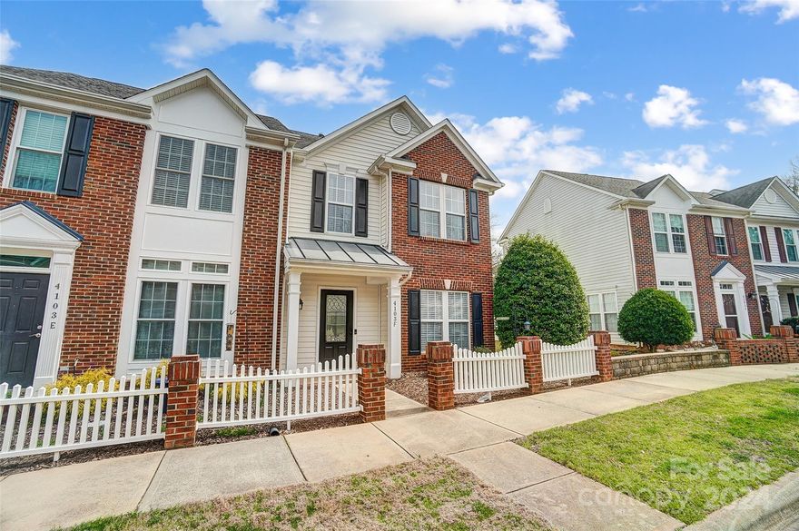 Immaculate, hard to find fully updated townhome within walking distance to historic downtown Waxhaw. Features two huge bedrooms, a gorgeous open kitchen with large island and a nice flex space with many possibilities like a breakfast nook, study area or an extra sitting area for entertaining. Main floor includes a dining rm and spacious family rm. End unit with lots of windows throughout for tons of natural light. The rear yard is private and fenced. Nice size driveway and extra parking on the street. Home is well maintained and completely updated including new LVP & baseboards on 1st floor, home was freshly painted (incl ceilings & trim), new carpet on stairs, new light fixtures, new kitchen & bath faucets, new toilets, freshly painted kitchen & bath cabinets, new cabinet pulls, new Silestone quartz kitchen counters, new kitchen backsplash, custom trim on kitchen island, new sink cabinet in powder rm, new interior door knobs throughout and a beautiful upgraded front door. Must see!!