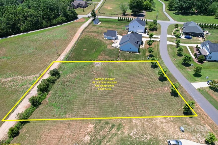One of the last opportunities to build your dream home in the highly desired Old Village community! This level lot is cleared and has excellent top for construction. Soils report attached in MLS, it accommodates a 3 BR home and was designed as one of the only lots that may be able to have an inground pool. This is a serene neighborhood of only 19 homes in the rapidly growing Maiden area.  Enjoy all that life has to offer from peaceful country views with just a short drive to desired conveniences.