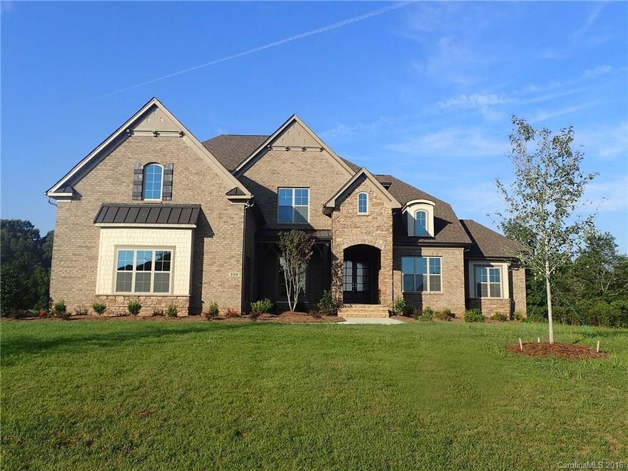 Impressive Kingsley plan w/ brick & stone exterior. Located near a cul-de-sac in a quiet section of Atherton. Beautifully appointed master suite w/ bright & sunny sitting rm. Additional guest suite on main floor. Open kitchen & family rm w/ covered outdoor space. Laundry on 1st & 2nd floors. Rec rm great for media space + an additional finished bonus rm. Tons of thoughtful details throughout. Future amenities include covered pavilion, pool, outdoor fireplace area, playground & walking trails.