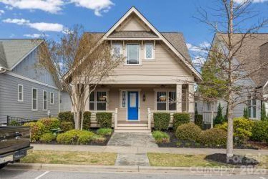 Nestled on a charming rocking-chair front porch, this beautiful home invites you in with most walls freshly painted and gleaming hardwood floors thru out. The open kitchen is a chef's dream, featuring a spacious island with granite countertops, 42-inch cabinets with crown molding, a stylish back splash, and sleek stainless-steel appliances. The primary bedroom is conveniently located on the main floor, boasts a luxurious bath including a spacious closet, walk-in shower, granite dual vanity and built ins. The laundry room is also on the main level. The secondary bedrooms are separated by a full guest bath.
Upstairs, you will find a versatile fourth bedroom and bath, along with flexible space perfect for an office, playroom or recreation room, plus abundant walk-in storage areas.  The screened porch is so inviting for morning coffee or just enjoy being outside. The home's exterior was freshly painted in 2025.
Upgrades abound, including a surround sound entertainment system, UV HVAC air scrubber, new 10-year termite bond, new owner to maintain yearly inspections, gas fireplace, gas appliances, and tall ceilings and doorways. Custom Elfa shelving in the primary closet, pantry and garage. Close access to Riverwalk trails and greenspace.