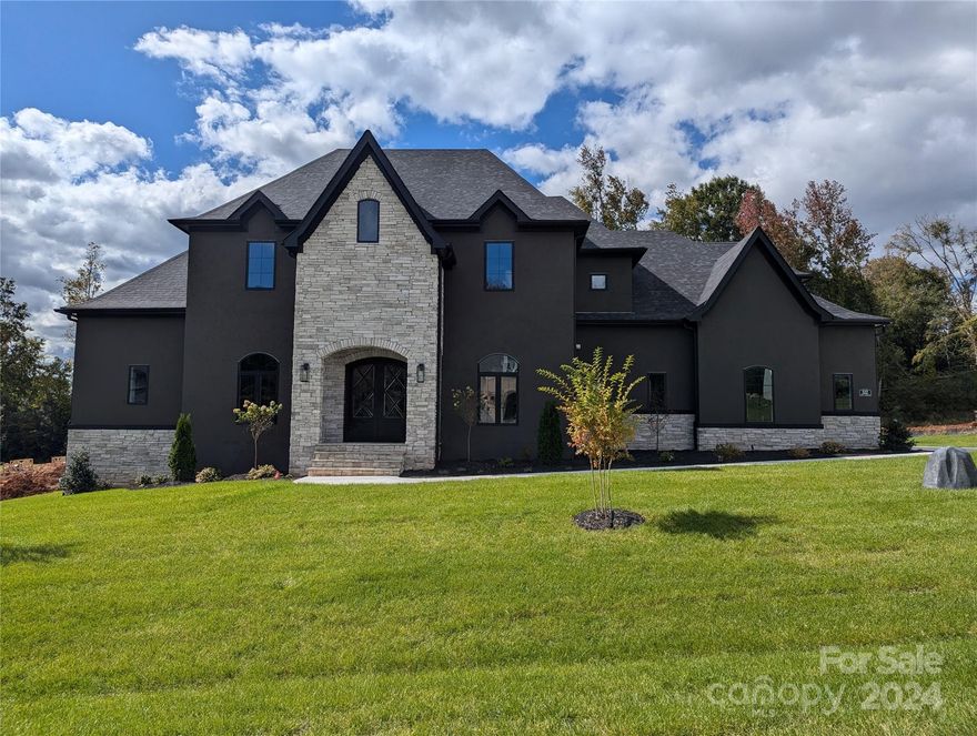 Still time for you to choose selections to make this incredible luxury home truly your own! Cul de sac street with European inspired homes Plenty of room inside and out! Private office. Spacious dining room w/butlers pantry flows to open floor plan with great room, incredible chefs kitchen with custom cabinets, Thermador Professional appliances including 60 inch refrig/freezer combo, 6 burner + griddle range, drawer microwave, ultra quiet dishwasher, huge island, farm sink, walk in pantry, breakfast bar +  breakfast room. Amazing attention to details between the intricate ceilings and trim package, bullnose corners to name a few. Primary BR & ensuite plus a secondary BR w/ensuite on main level Roomy outdoor living area to enjoy your private backyard. Upper level has room for all - flex room + rec room + media room + 2 BRs with ensuites & WICs Lots of walk in storage. 3 car garage with workshop area. No steps from garage to house! Room for pool! So convenient to shopping and restaurants