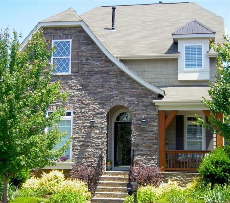 Unique stone front craftsman home nestled inside Monteith Park. Open floor plan invites you into a warm 2 story great room, flanked by a country style kitchen and dining complemented by the master suite along w/ private study all on the first floor. Upstairs offers 2 bedrooms completed with a Jack & Jill bath, bonus room, compute niche and ample walk in unfinished storage. Plantation shutters, tankless water heater and low maintenance environmental gardening outside make this home move in ready!