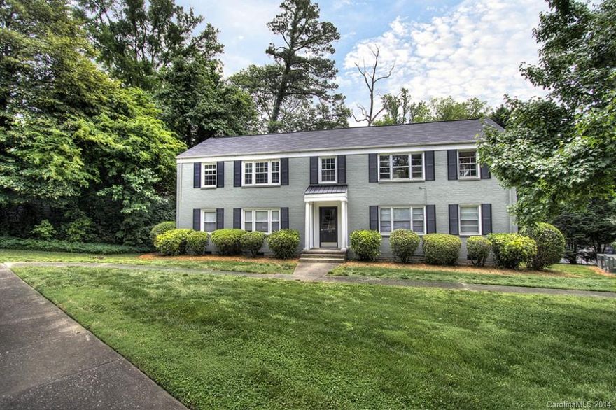 Move in Ready 1 bedroom home in Myers Park within walking distance to Selwyn Avenue, Montford Drive, Park Road Shopping Center and Freedom Park just to name a few places!  Hardwood floors throughout the living areas and bedroom.  Kitchen open to living area.  Custom Closets throughout!  High efficiency Washer and Dryer included. Very close to light rail and uptown!