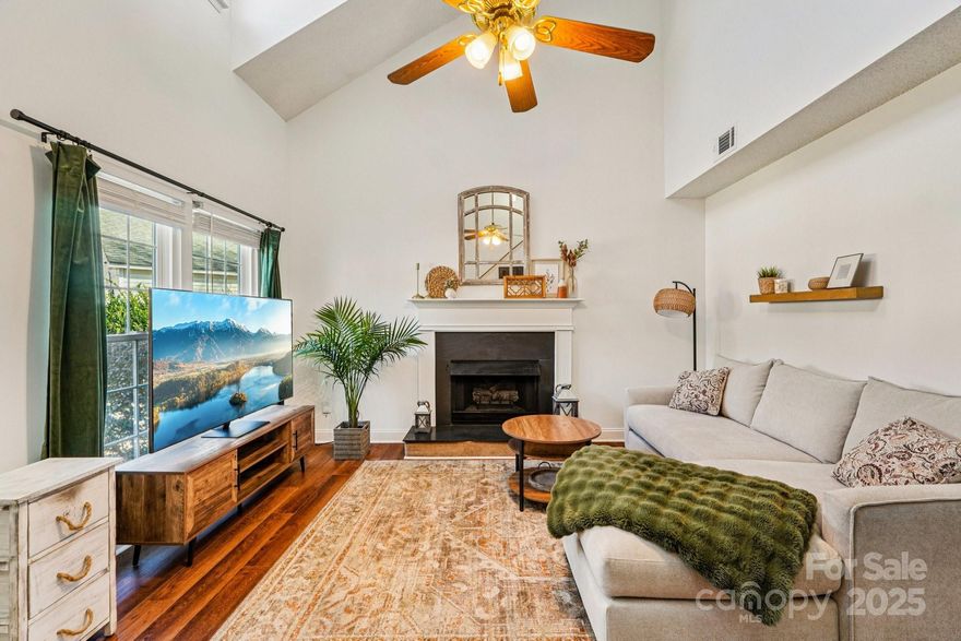 Charming two-story home nestled on a quiet cul-de-sac lot. Featuring four bedrooms and two bathrooms, with the primary bedroom on the main level! This meticulously maintained property has been fully renovated from flooring to finishes to roof to appliances, to every single window, a truly a turn key move in ready home. The living room is highlighted by high arched ceilings, a cozy gas log fireplace, and additional dormer windows 10 feet high allowing the natural light flow through and creating an inviting space for relaxing or entertaining.

Enjoy outdoor living at it's finest, this is an entertainer's dream yard! The owner fenced in the backyard with 6 foot fencing accented with solar powered lighting, built on a screened in sun porch, multi layered stone patios, covered patio with pergola, multiple outdoor storage sheds, two gardens and multiple French drains throughout the yard for optimal drainage from front to back. 

The community amenities include clubhouse, outdoor pool, playground, recreation area, and scenic walking trails—providing something for everyone to enjoy. 

Conveniently located near Mountain Island Lake, Catawba River, US National Whitewater Center, shopping, dining, retail, parks, golf course and greenways. 20 minutes NW of uptown Charlotte, 16 minutes from Charlotte Douglas Airport, 7 minutes to I-485, 19 minutes to I-77, 16 minutes to I-85. Location in the Queen City doesn't get much more convenient than that!