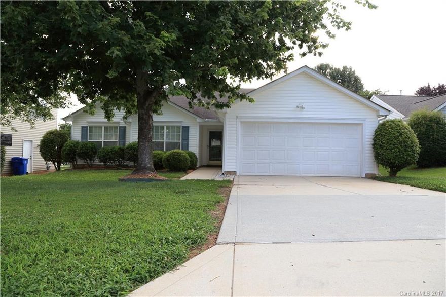 Move right in and call it home! Many Updates including Fresh Paint & New Carpets in well maintained split floor plan ranch w/2 car garage.  Lots of natural light flowing through out home.  Arched entry way, Formal Dining room, spacious Living Room and open Eat in Kitchen complete with New Wood Look Floors, New Granite Counter Tops, Breakfast Bar, New SS Appliances (Stove/Oven, Microwave, Dishwasher).  Master Suite includes Jetted tub & great walk in closet.  Nice level backyard with patio.