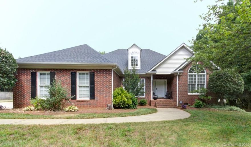 Stunning, full brick ranch in established community. Recent upgrades include: A/C unit June 2015, water heater, granite in kitchen, tile backsplash in kitchen, faucets in entire house, all light fixtures - all in 2013. Vaulted ceilings in Entry, DR, Office, LR, Brkfast, Kitchen & Mstr BA! Very open and light filled home with the convenience of one story living. SS Side/Side GE Profile Refrig and shed with electrical remain. Level lot with mature landscaping and elevated deck with gas grill.