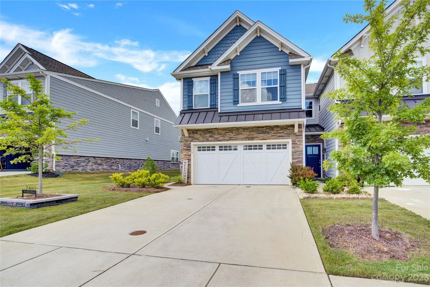 Introducing a captivating 3-bedroom, 2.5-bath townhome nestled in the desirable Walnut Creek neighborhood. This meticulously maintained residence boasts an array of impressive features that elevate modern living to new heights. In the heart of the home, the kitchen stands as a true masterpiece. Adorned with stunning quartz countertops, highlighted by an elegant waterfall edge. The upgraded light fixtures throughout the home creates a warm and inviting atmosphere. In the living room, you'll be drawn to the cozy allure of an electric fireplace. The new carpet throughout the home adds a touch of luxury and comfort to every step. The home also features an epoxy garage floor, providing a polished and durable surface for parking and storage. This townhome offers a prime location for convenient living. Enjoy easy access to a plethora of amenities, including shopping centers, restaurants, parks, and recreational facilities, ensuring a vibrant and fulfilling lifestyle for you and your family.