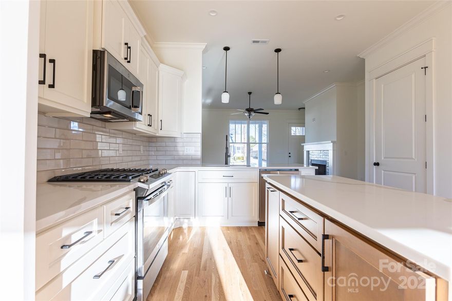 This is the only one of 3 new construction homes left remaining in Belmont and this is the home you have been looking for!  This home has 10' ceilings and 8' doors and feels and lives large!!  Brand new construction built by local custom home contractor,  Andrew Lineberger of Lineberger Construction Group, LLC.  This 3 bed 2 bath bungalow has all the features you would find in a much more expensive home including but not limited to 3/4' site finished hardwoods, locally built custom cabinetry, quartz countertops, crown molding throughout, custom tile shower in the primary bath, covered front porch and more!  If you are looking for a decent sized yard that not too big but not too small you will find it here at this property. This home is super convenient to I-85, downtown Belmont, Stanley or Mount Holly.  You can walk to the dog bar right around the corner, play volleyball, hang out with friends or walk over to the local eat spot Chicken King for lunch or dinner.