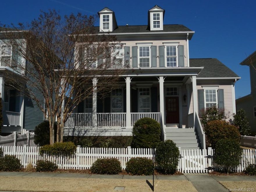 Enchanting Ardrey Charleston style home with great living spaces located conveniently a short distance from the pool, clubhouse, playgrounds, & workout room.  You will find stainless steel appliances & granite counters in the expansive gourmet kitchen.  An open floor plan, 10 foot ceilings & large rooms provide a sense of spaciousness. Nice touches with fireplace, wood floors, custom walk-in closets with built-ins, screened porch. HOA managed lawn care.  Washer, Dryer, Refrigerator convey.