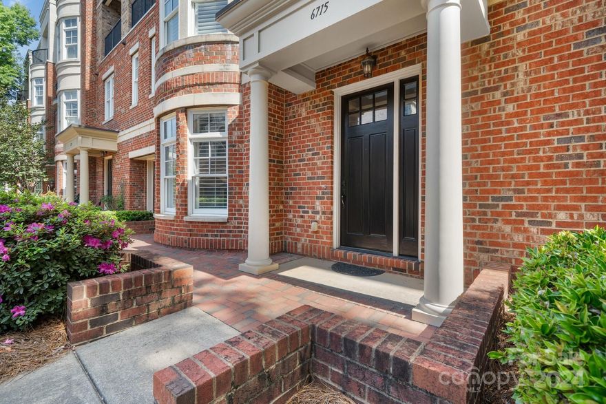 Discover the allure of this rare gem within a gated community of Louisburg Square, located in the highly desirable heart of Southpark. This all-brick, two-level condo offers an exceptional lifestyle with a direct walking access to an array of amenities, including shopping, dining, and entertainment.

Featuring 10-foot ceilings, gas fireplace, extra large windows for the ultimate experience in natural lighting with plantation shutters, freshly painted interiors, and move-in readiness, this home exudes elegance and modern charm. Beautiful hardwood floors flow seamlessly throughout, adding warmth and style to every room, with the lower level recently refinished. The HOA ensures maintenance-free landscaping, allowing you to enjoy your surroundings without the hassle.

Adding to its appeal is the attached garage—an uncommon find in this prime location. Don't miss the chance to own a piece of Southpark's finest living. This unique property is perfect for a lock-and-leave lifestyle.